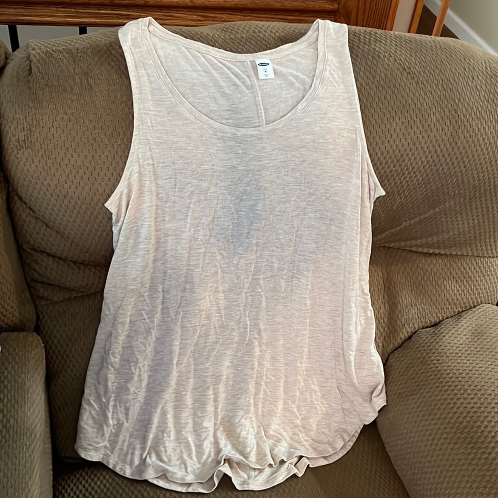 Cream colored tank top